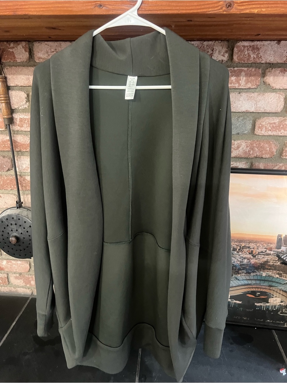 Spanx Olive green Open-Front Women's Cardigan Jacket